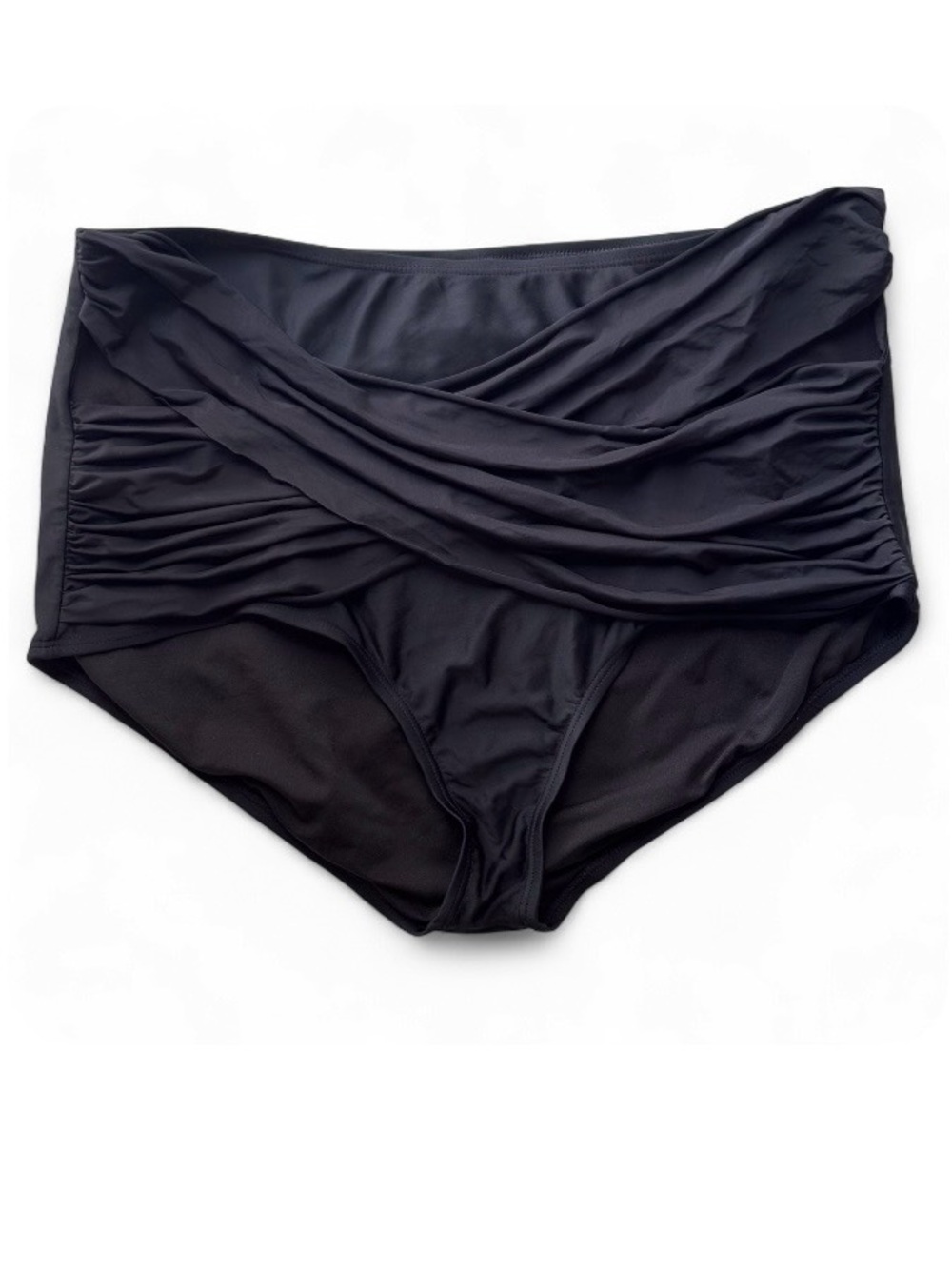 Swimsuits-for-all Women's Black Bikini-and-tankini-bottoms